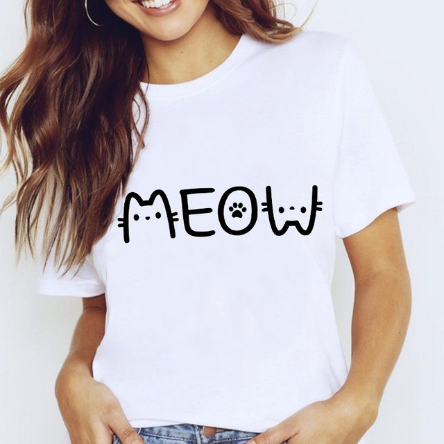 Tshirt Shirt Harajuku T-Shirts For Women Tops White Star — photo 5