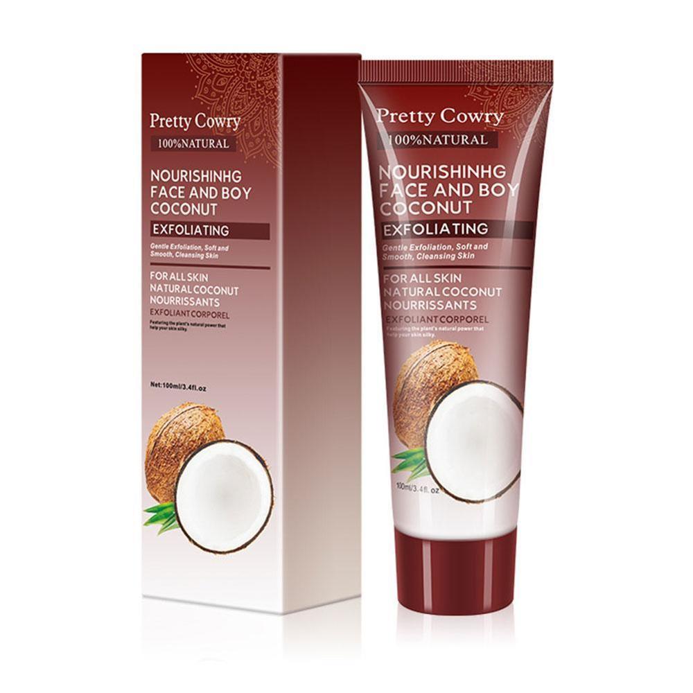 Cucumber Coconut Papaya Facial Exfoliating Gel Cream Body Cleansing — photo 5