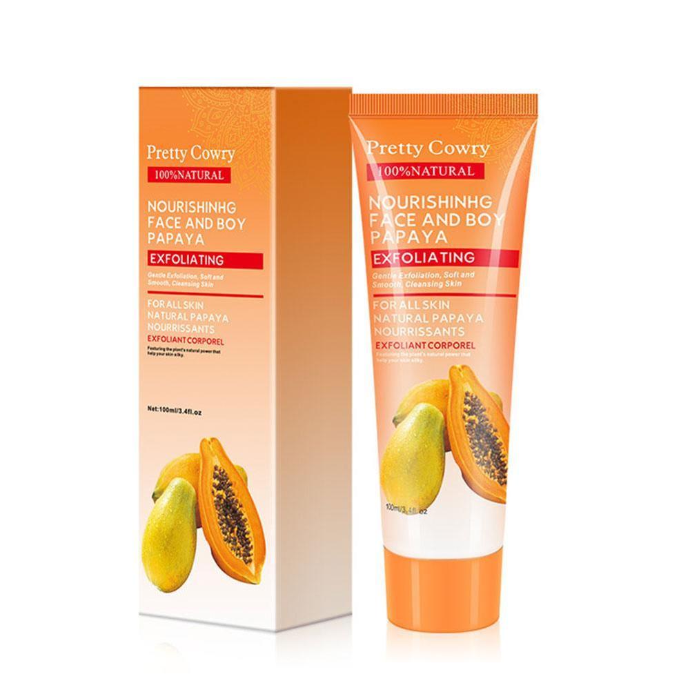 Cucumber Coconut Papaya Facial Exfoliating Gel Cream Body Cleansing — photo 7