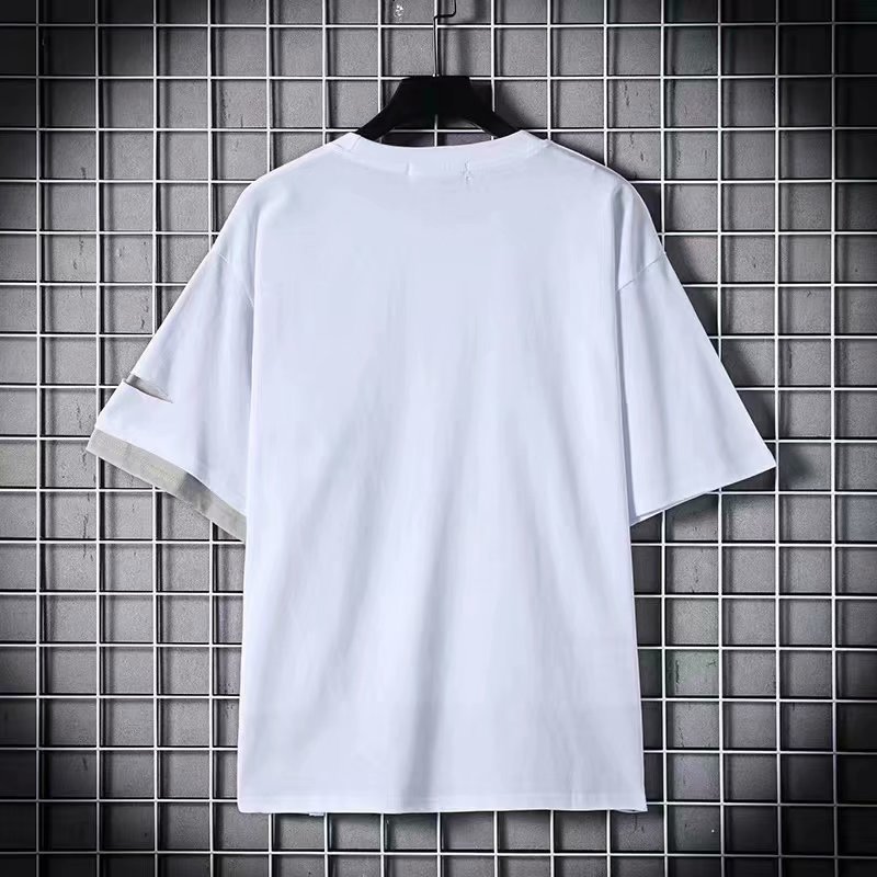 Couples Wear Simple Loose Allmatch Half-sleeve Tshirt Top — photo 5