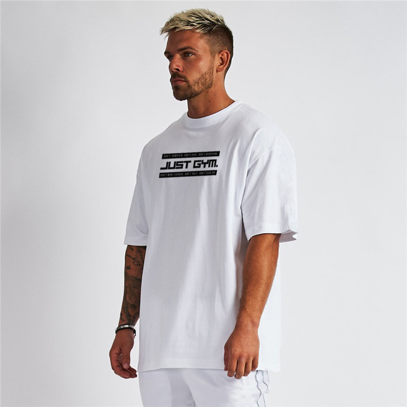 Five-point Sleeve Style Bodybuilding Sports Tshirt Round Neck Bottoming Shirt — photo 5
