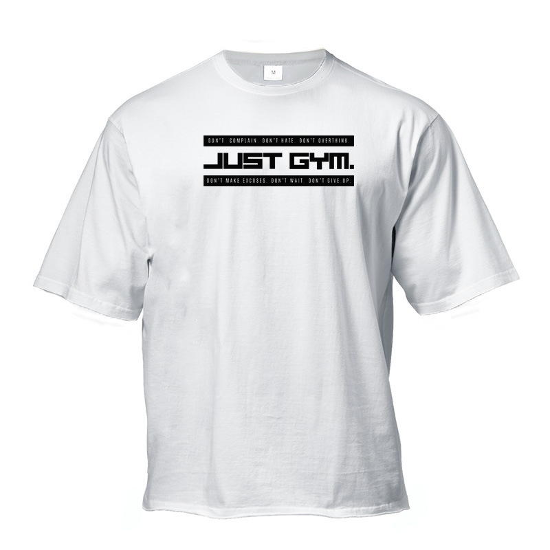 Five-point Sleeve Style Bodybuilding Sports Tshirt Round Neck Bottoming Shirt — photo 7