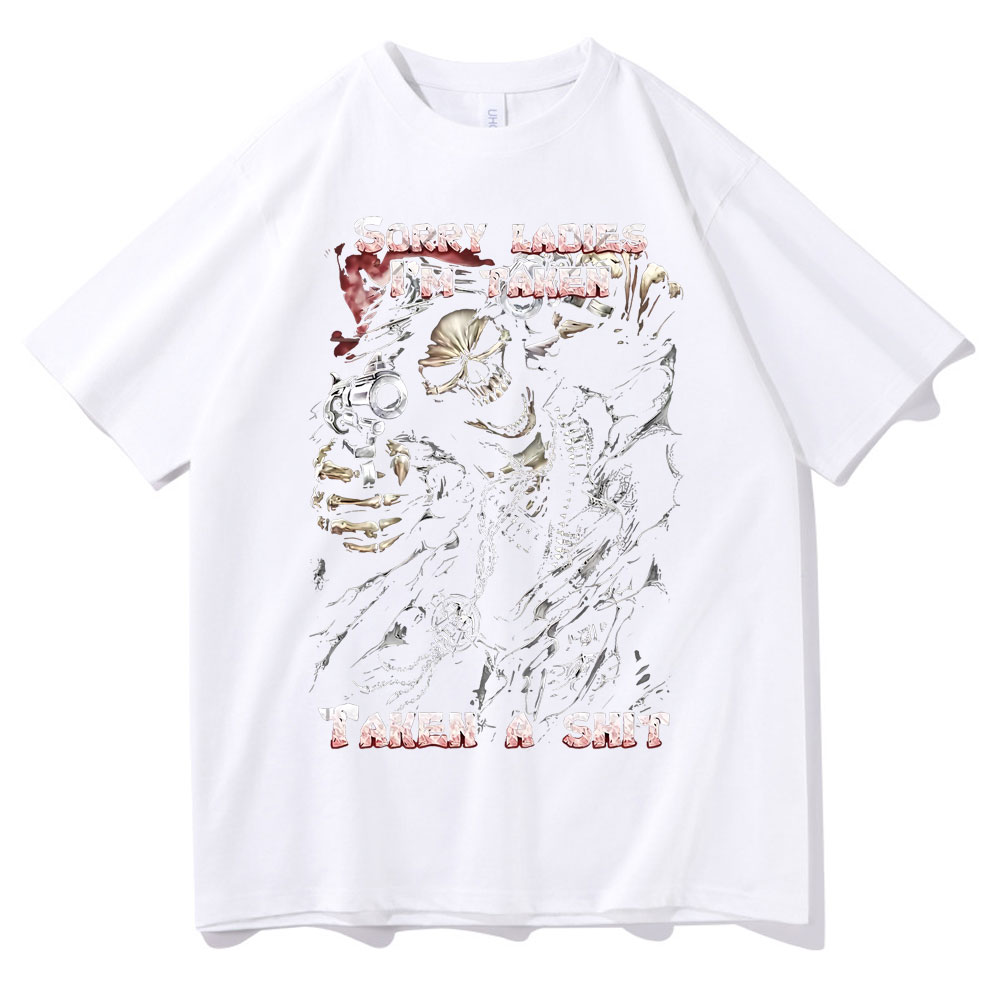 Epic Skull Man Graphic Tshirt Sorry Ladies I'm Taken Taken — photo 5