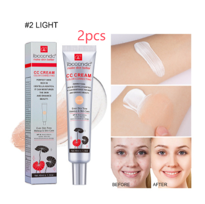 Moisturizing Correcting CC Cream Waterproof Anti-sweat Makeup Before Concealer Lasting Women Makeup Protect Skin Erborian Make — photo 3