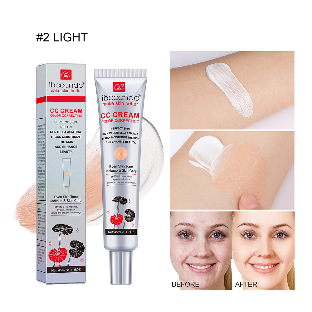 Moisturizing Correcting CC Cream Waterproof Anti-sweat Makeup Before Concealer Lasting Women Makeup Protect Skin Erborian Make — photo 4
