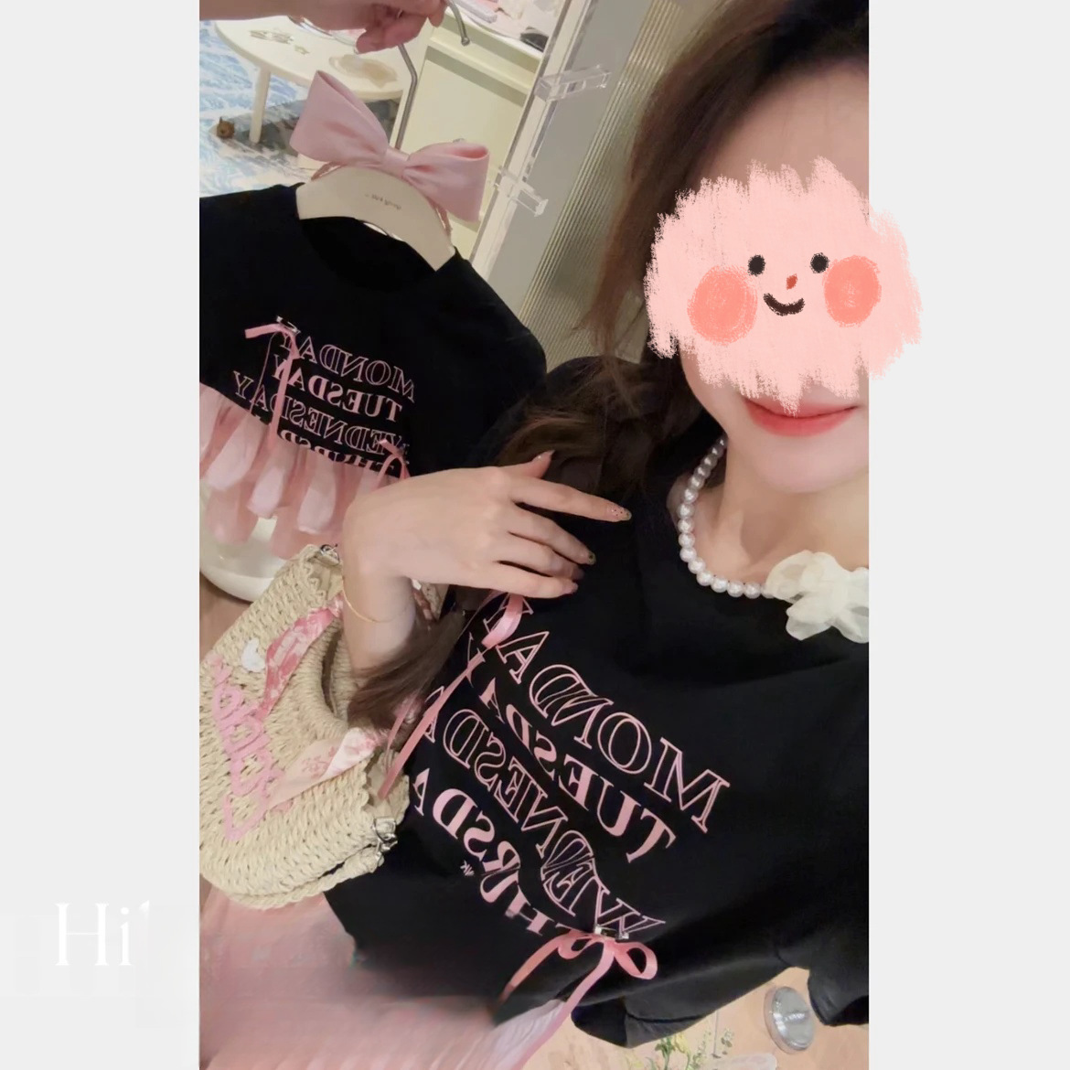 Girls' Pleated Skirt Western Style Letter T-shirt Two-piece Suit — photo 8