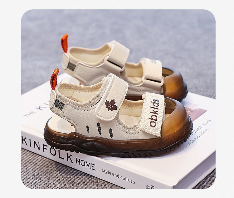 Children's Beach Shoes Summer New Style Medium And Large Children's And Boys' Sandals Velcro Children's Shoes — photo 4