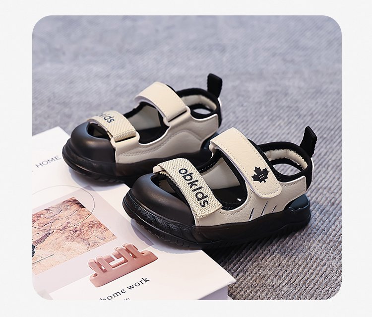 Children's Beach Shoes Summer New Style Medium And Large Children's And Boys' Sandals Velcro Children's Shoes — photo 6