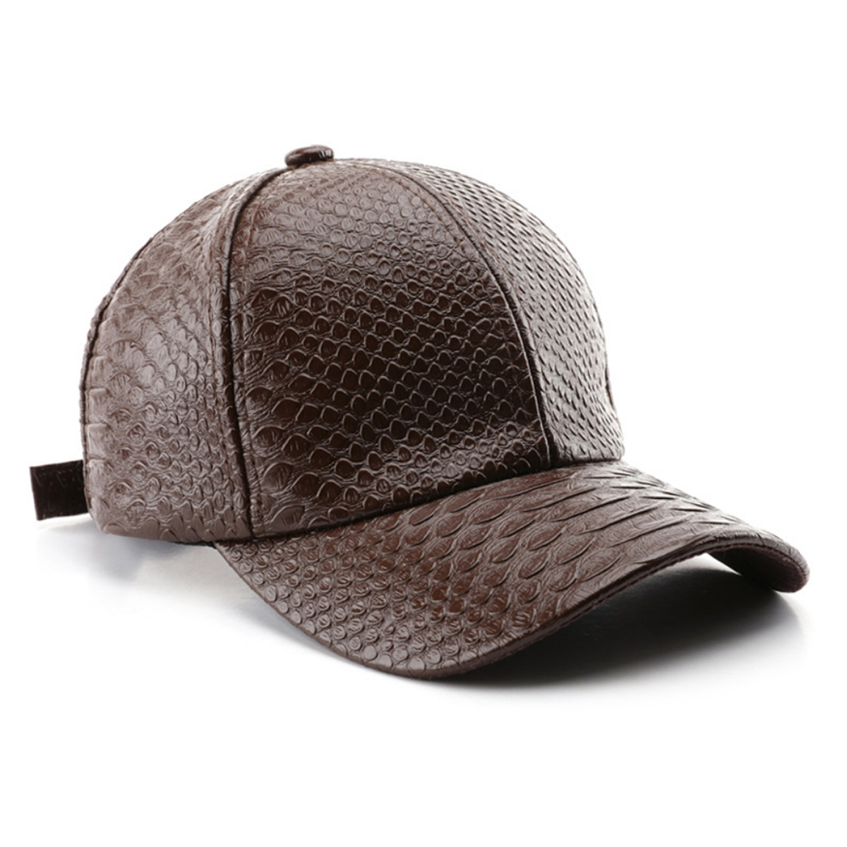 Monochromatic Light Board PU Leather Adjustable Trend Casual Baseball Cap Suitable For Outdoor Sports And Travel — photo 5
