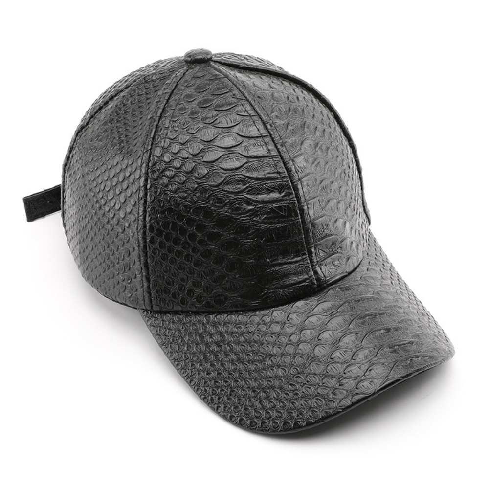 Monochromatic Light Board PU Leather Adjustable Trend Casual Baseball Cap Suitable For Outdoor Sports And Travel — photo 7