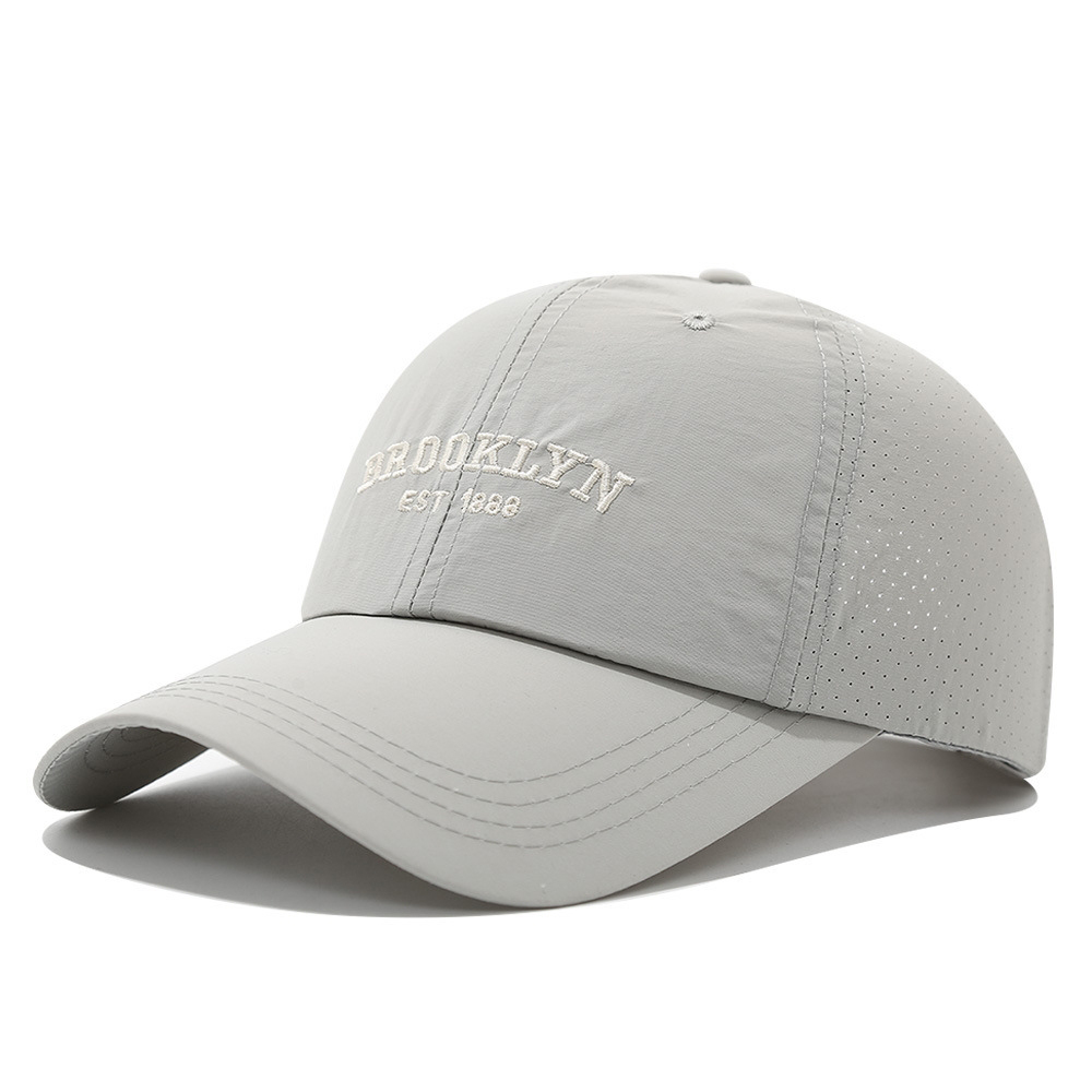 Men's And Women's Slim-fit Mesh Embroidered Letter Brooklyn Fashion Streetwear Baseball Cap Suitable For Daily Commuting, Outdoor Camping, And Weekend Outings. — photo 5