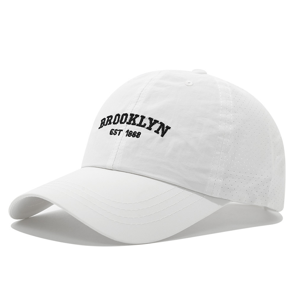 Men's And Women's Slim-fit Mesh Embroidered Letter Brooklyn Fashion Streetwear Baseball Cap Suitable For Daily Commuting, Outdoor Camping, And Weekend Outings. — photo 7