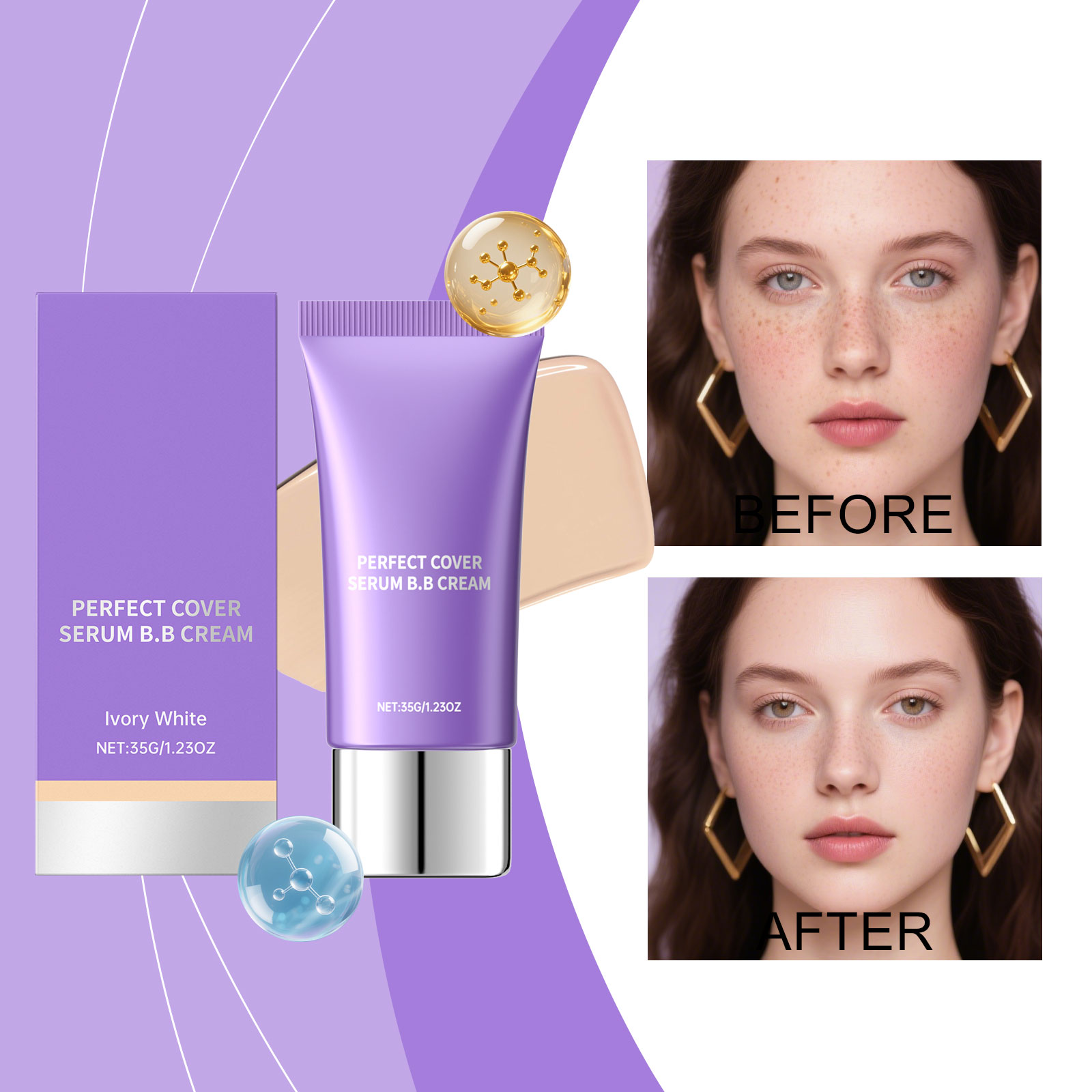 Moisturizing E Ssence BB Cream -ivory White- 35g 1 Box — photo 5
