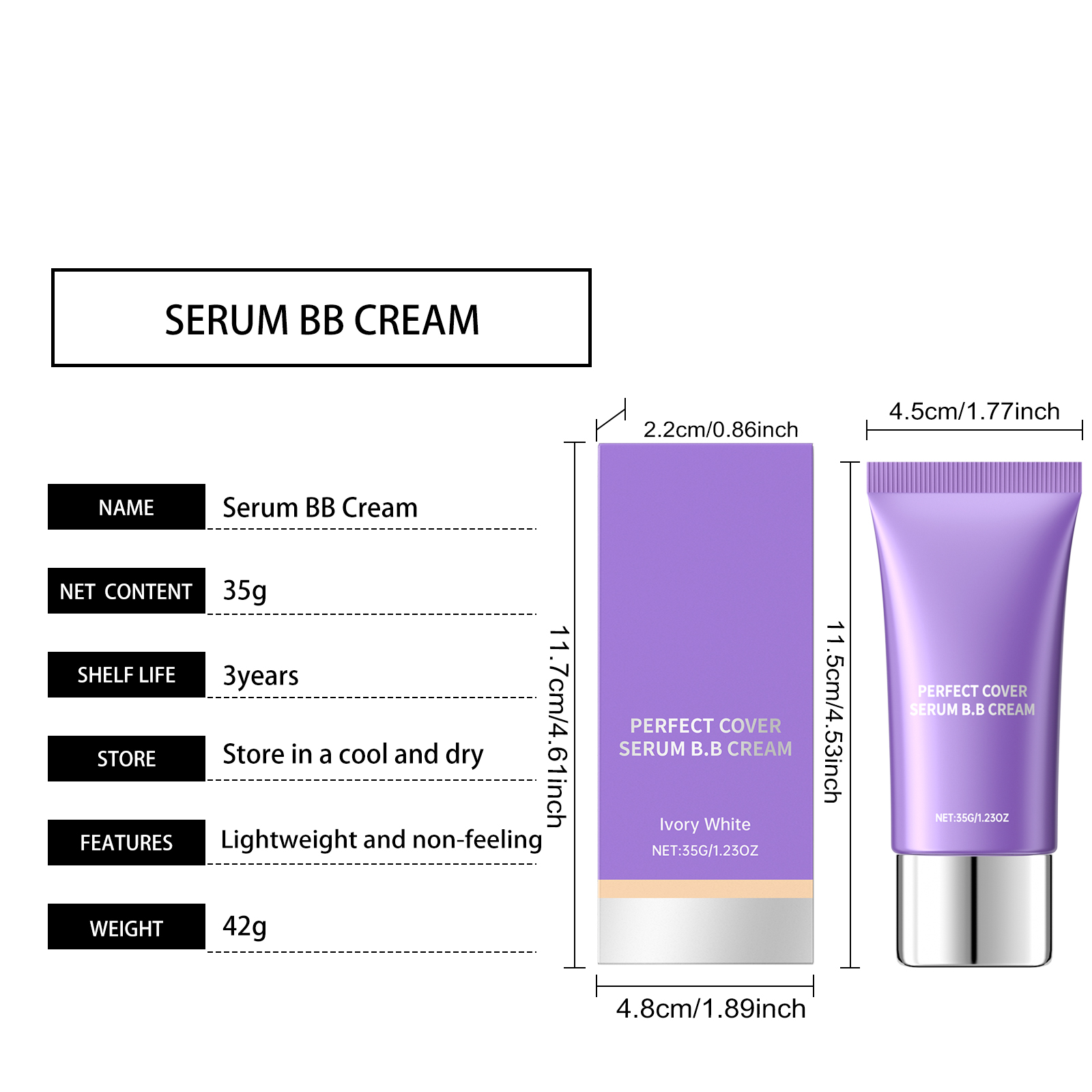 Moisturizing E Ssence BB Cream -ivory White- 35g 1 Box — photo 8