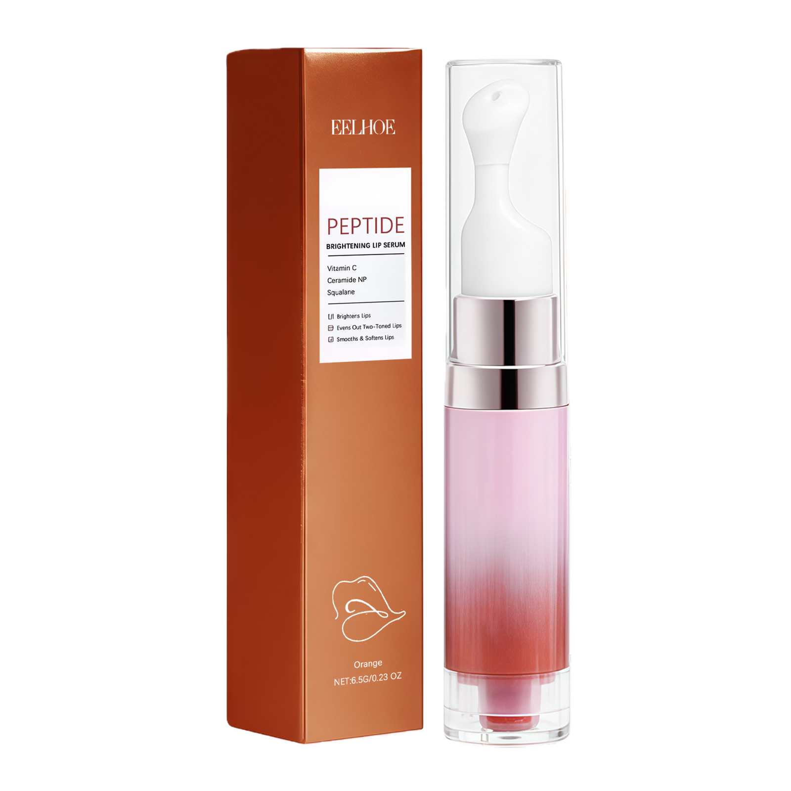 Skin Brightening Moisturizing Lip E Ssence  Orange  6.5g 1 Box