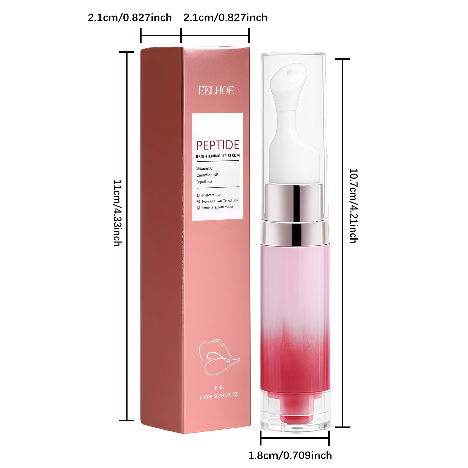 Skin Brightening Moisturizing Lip E Ssence -pink- 6.5g 1 Box — photo 10