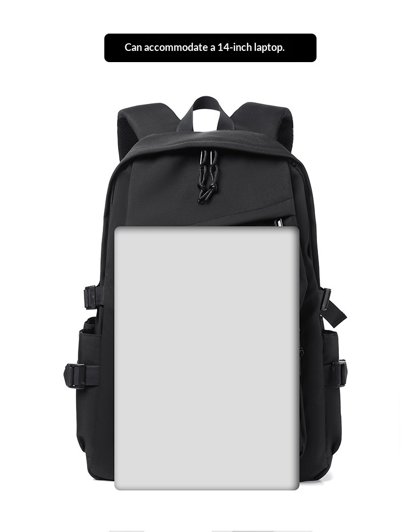 New Niche Trendy Backpack For Both Men And Women, Designed For Middle School, High School, And College Students With A Large Capacity - Gray — photo 7
