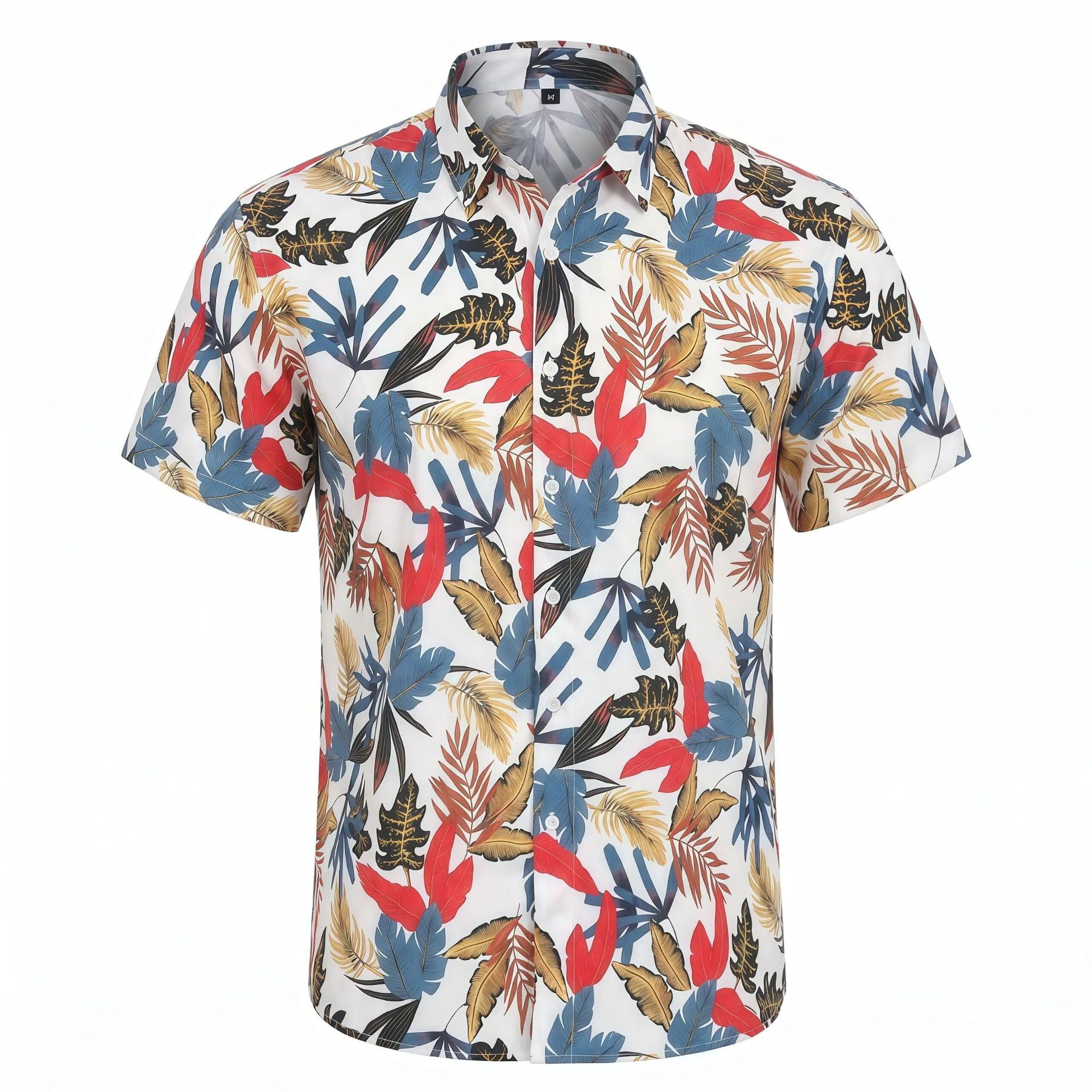 Jiana Cross-Border Specializes In Supplying European And American Style Hawaiian Beach Shirts For Men, Short-Sleeved, Stretchy, Wrinkle-Free, Cool-Feeling Men's Shirts And Cardigans — photo 9