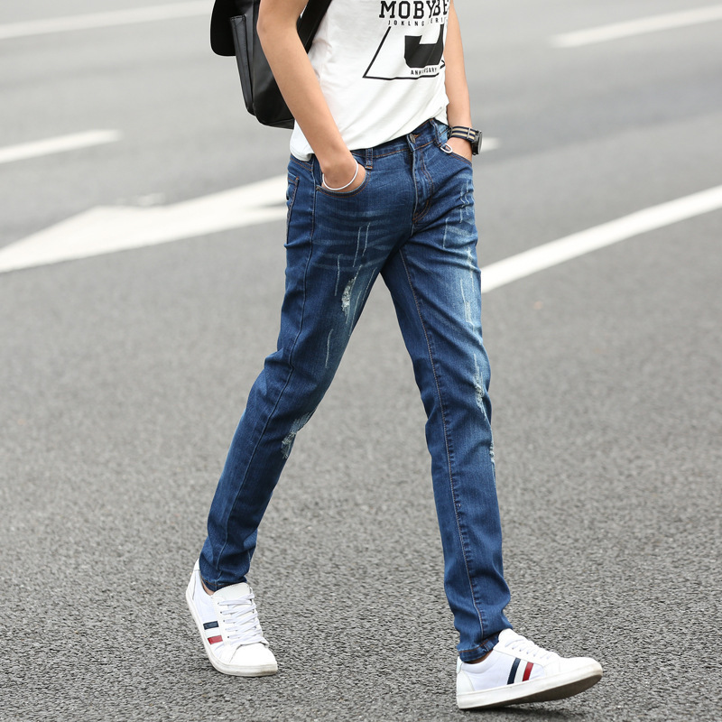 Summer Men's Denim Straight Pants — photo 3