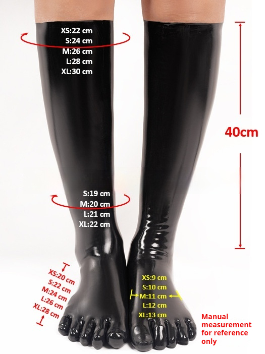 Mid Tube Latex Five Finger Three-dimensional Mid Tube Socks — photo 5