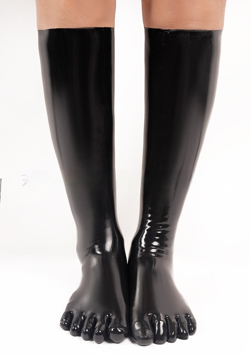 Mid Tube Latex Five Finger Three-dimensional Mid Tube Socks — photo 7