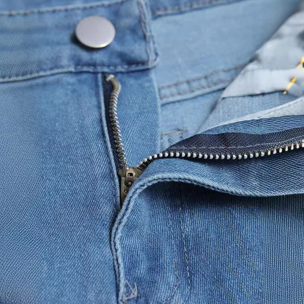 Personality Denim Skinny Jeans For Men — photo 4