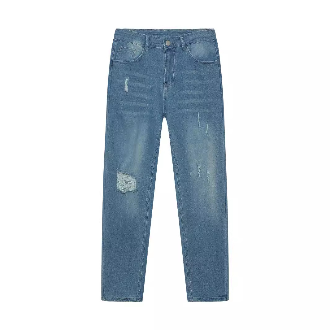 Personality Denim Skinny Jeans For Men — photo 5