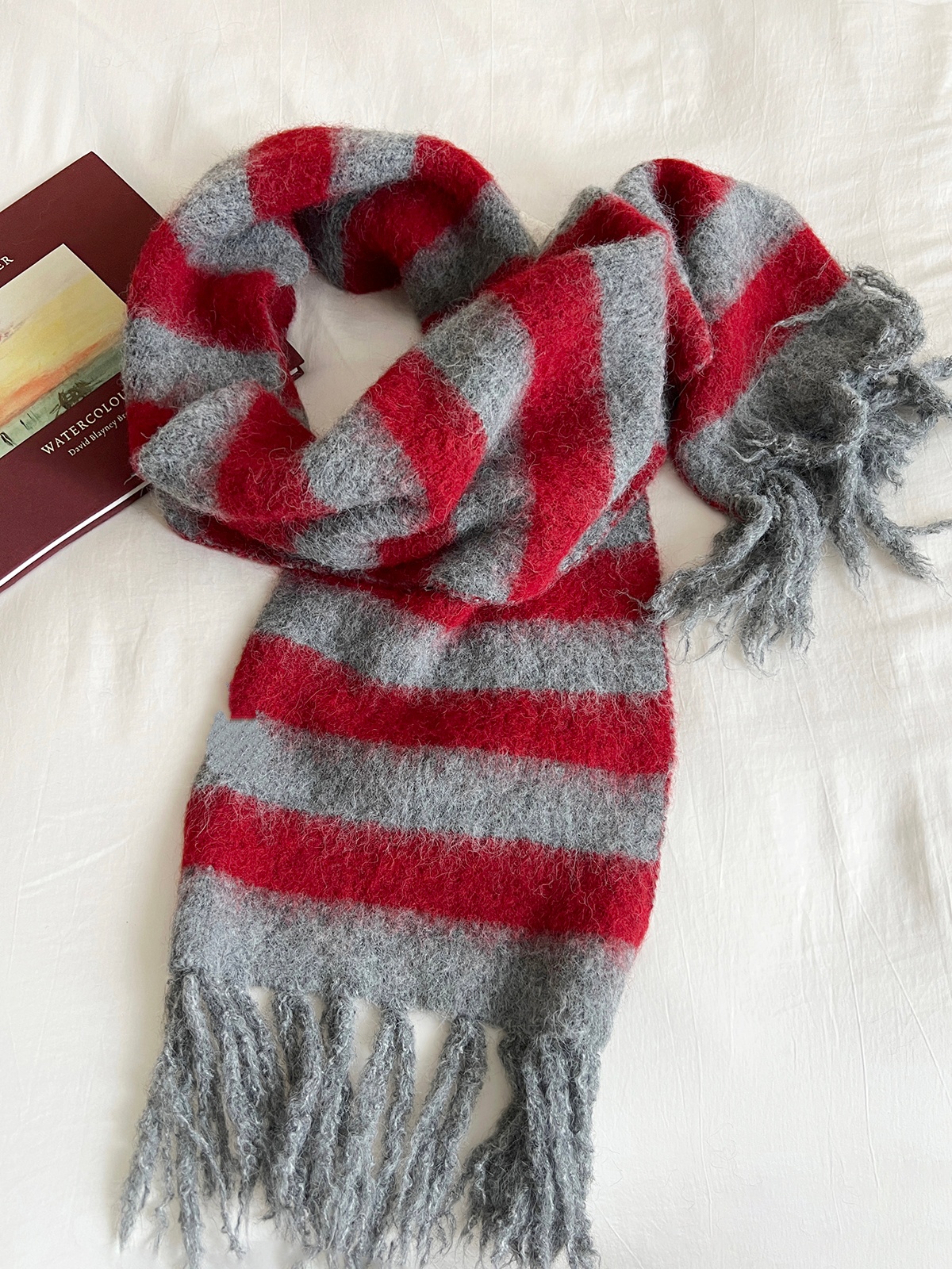 New Winter Warm Striped Scarf — photo 7