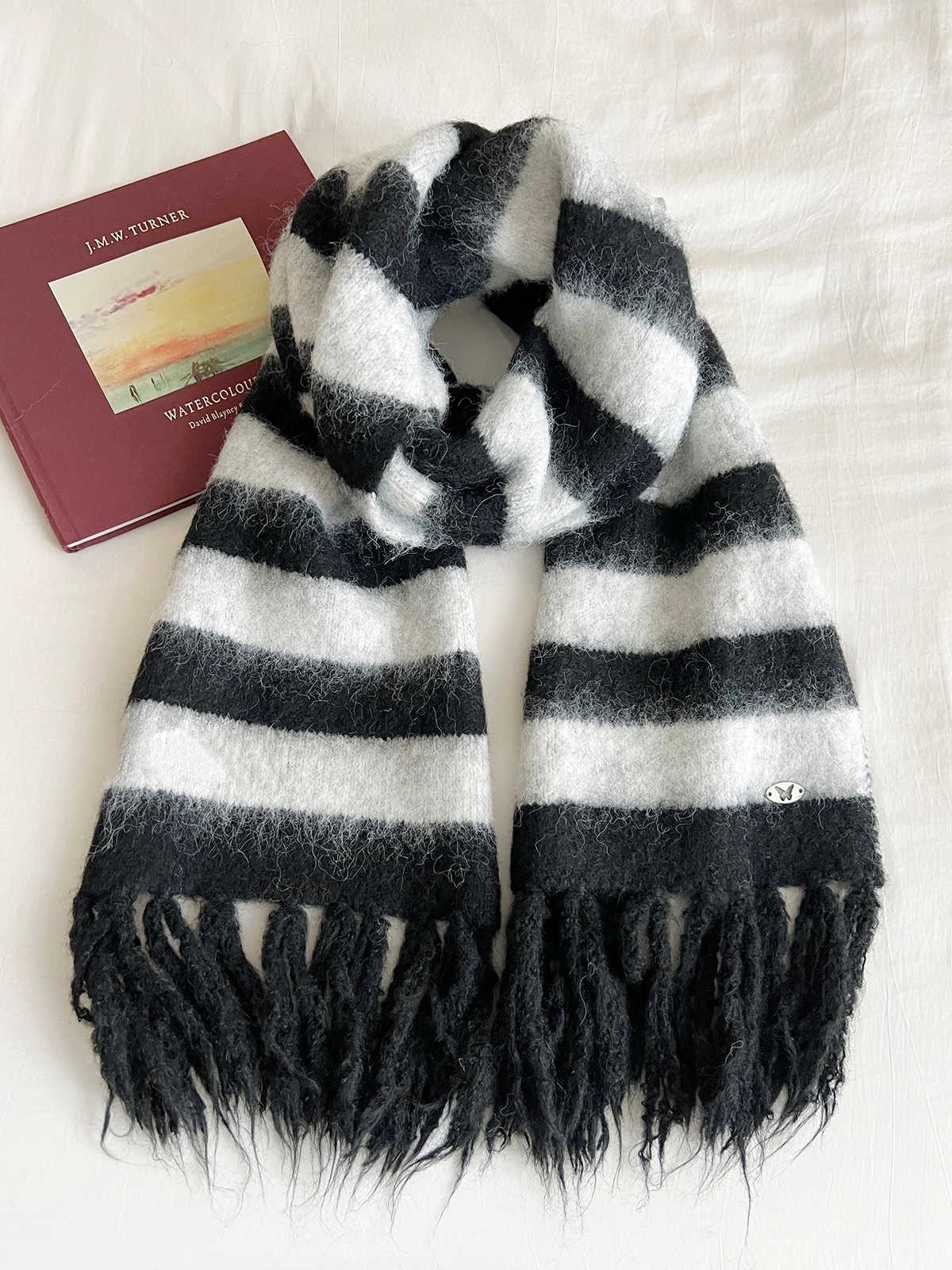 New Winter Warm Striped Scarf — photo 10
