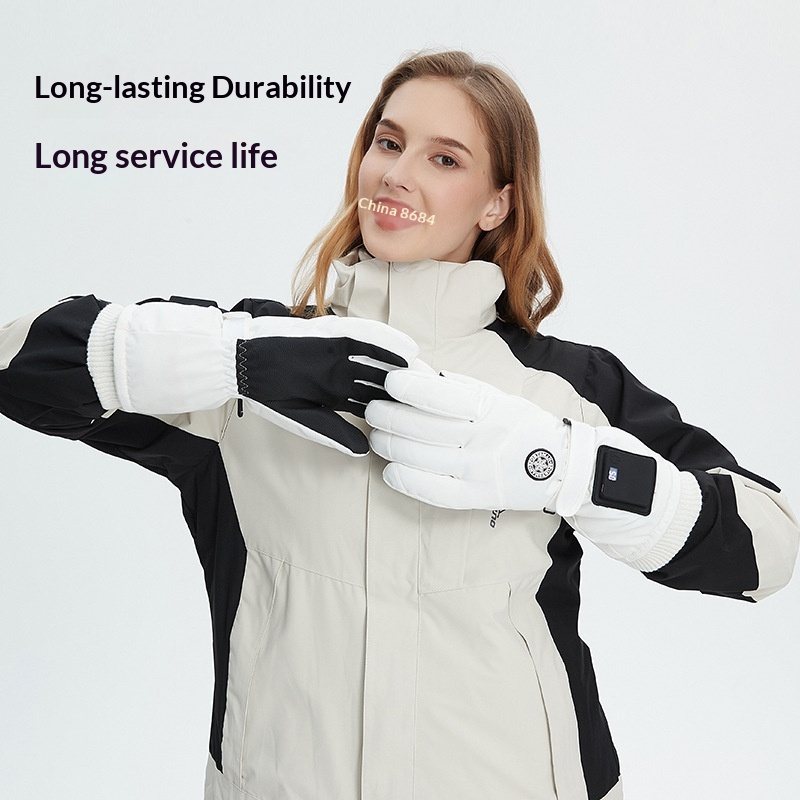 Intelligent Electric Heating Outdoor Skiing Gloves — photo 6