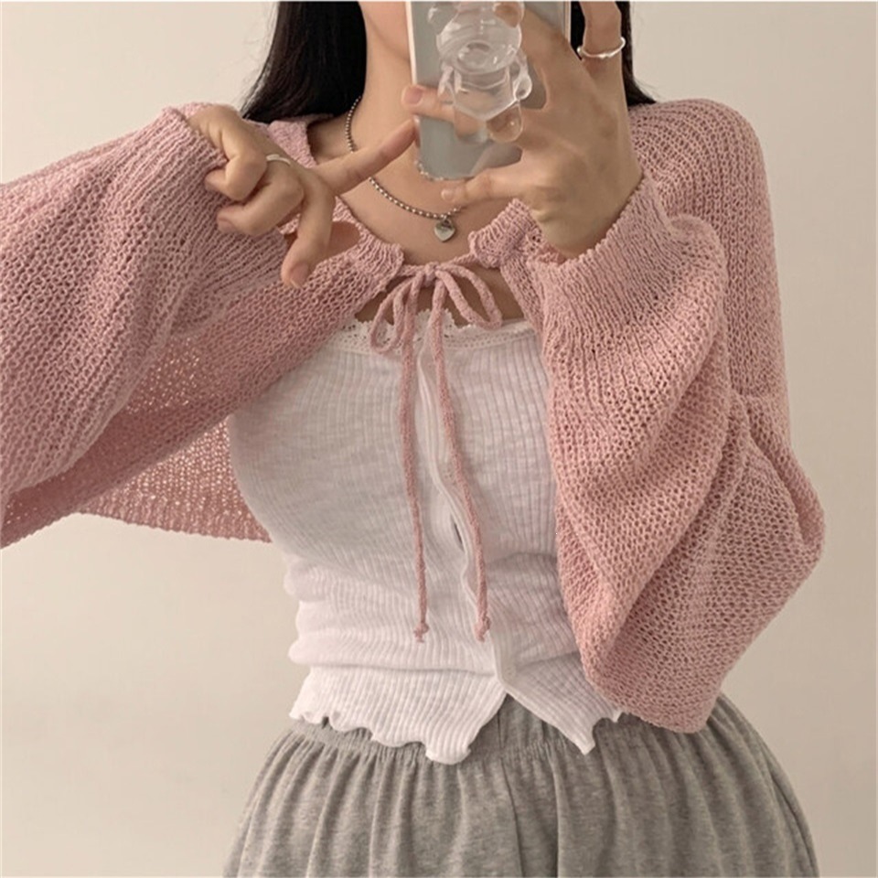 Ice-silk Short Shawl With Tie Belt — photo 4