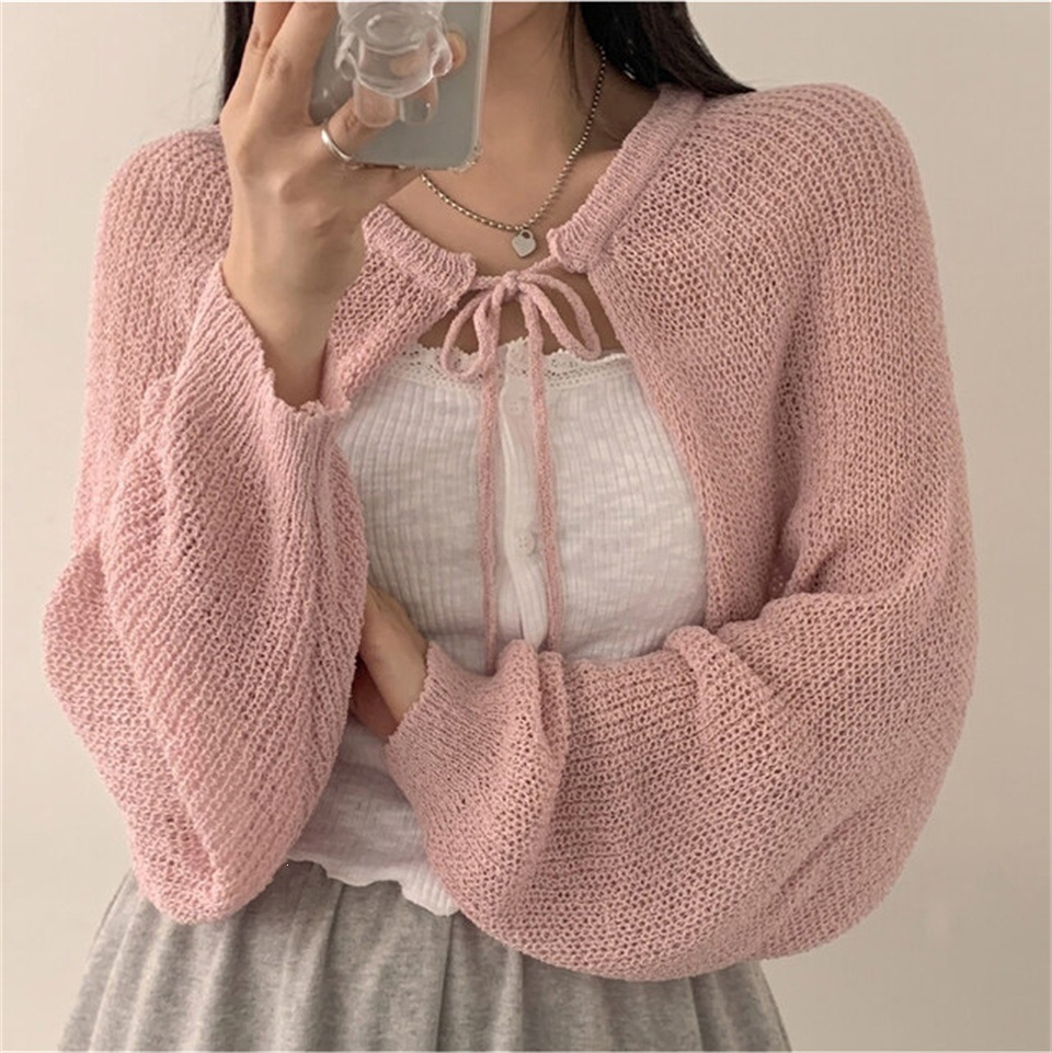 Ice-silk Short Shawl With Tie Belt — photo 8
