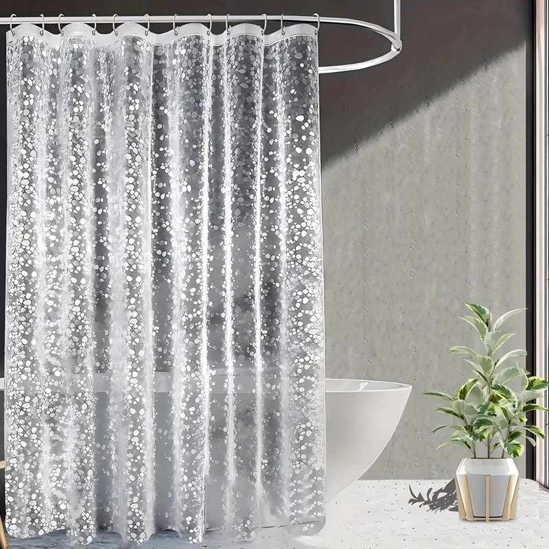 Punch-free Bathroom Partition Curtain — photo 12