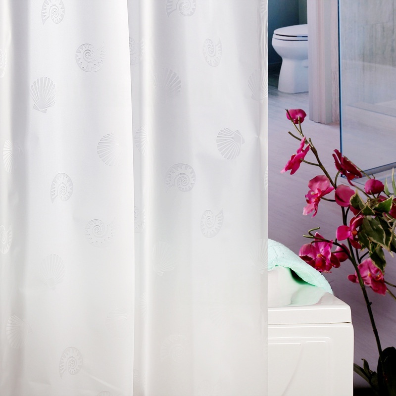 Punch-free Bathroom Partition Curtain — photo 9