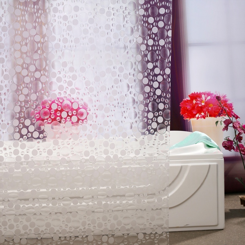 Punch-free Bathroom Partition Curtain — photo 11
