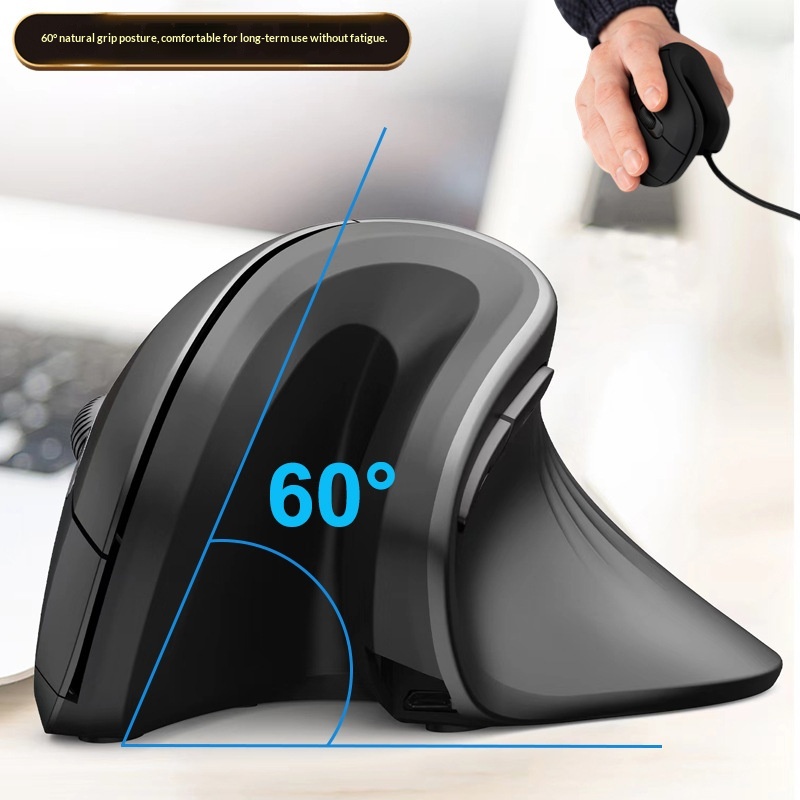 Bluetooth Dual-mode Vertical Mouse For Laptops — photo 4