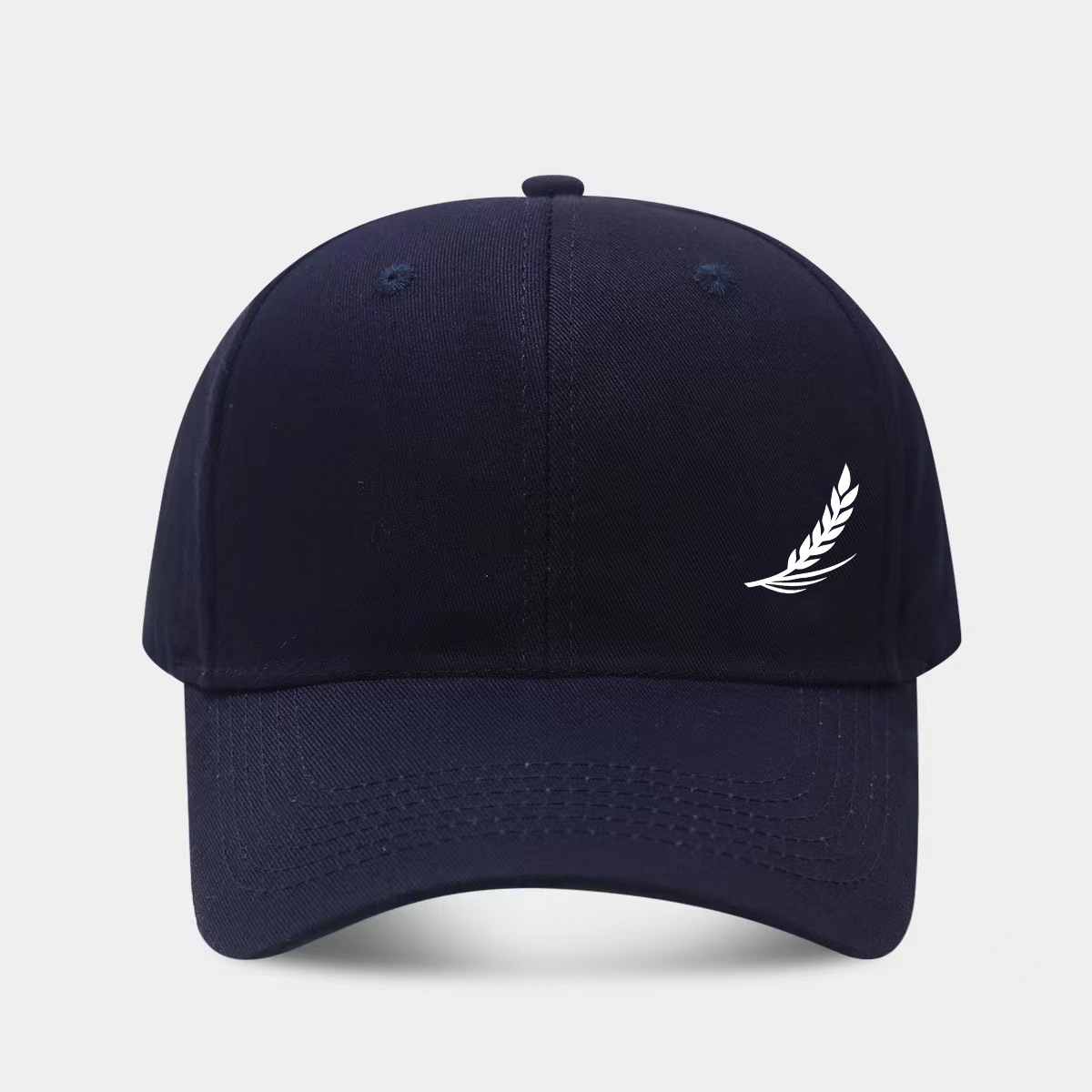 Side-hemmed Wheat-ear Print Baseball Cap For Men Outdoor Casual Style — photo 3
