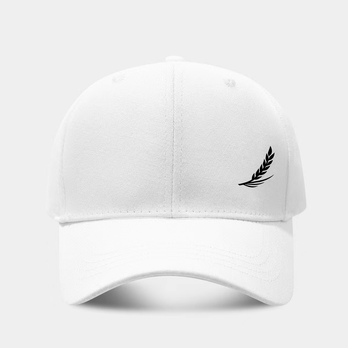 Side-hemmed Wheat-ear Print Baseball Cap For Men Outdoor Casual Style — photo 4