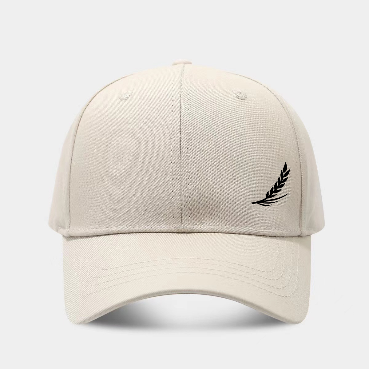 Side-hemmed Wheat-ear Print Baseball Cap For Men Outdoor Casual Style — photo 5
