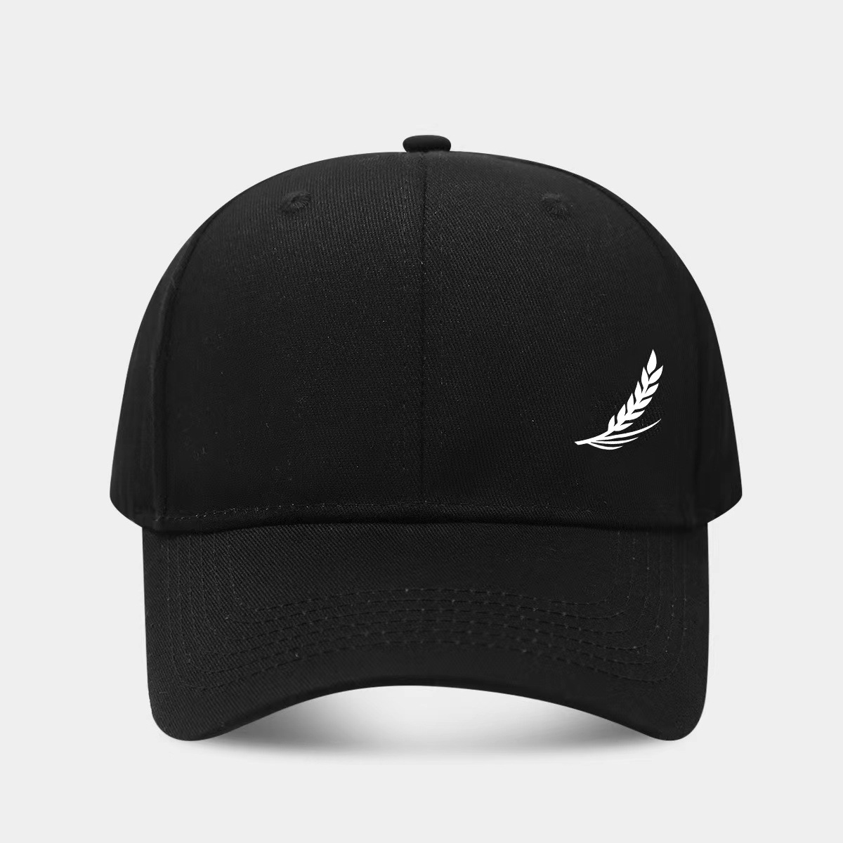 Side-hemmed Wheat-ear Print Baseball Cap For Men Outdoor Casual Style — photo 6