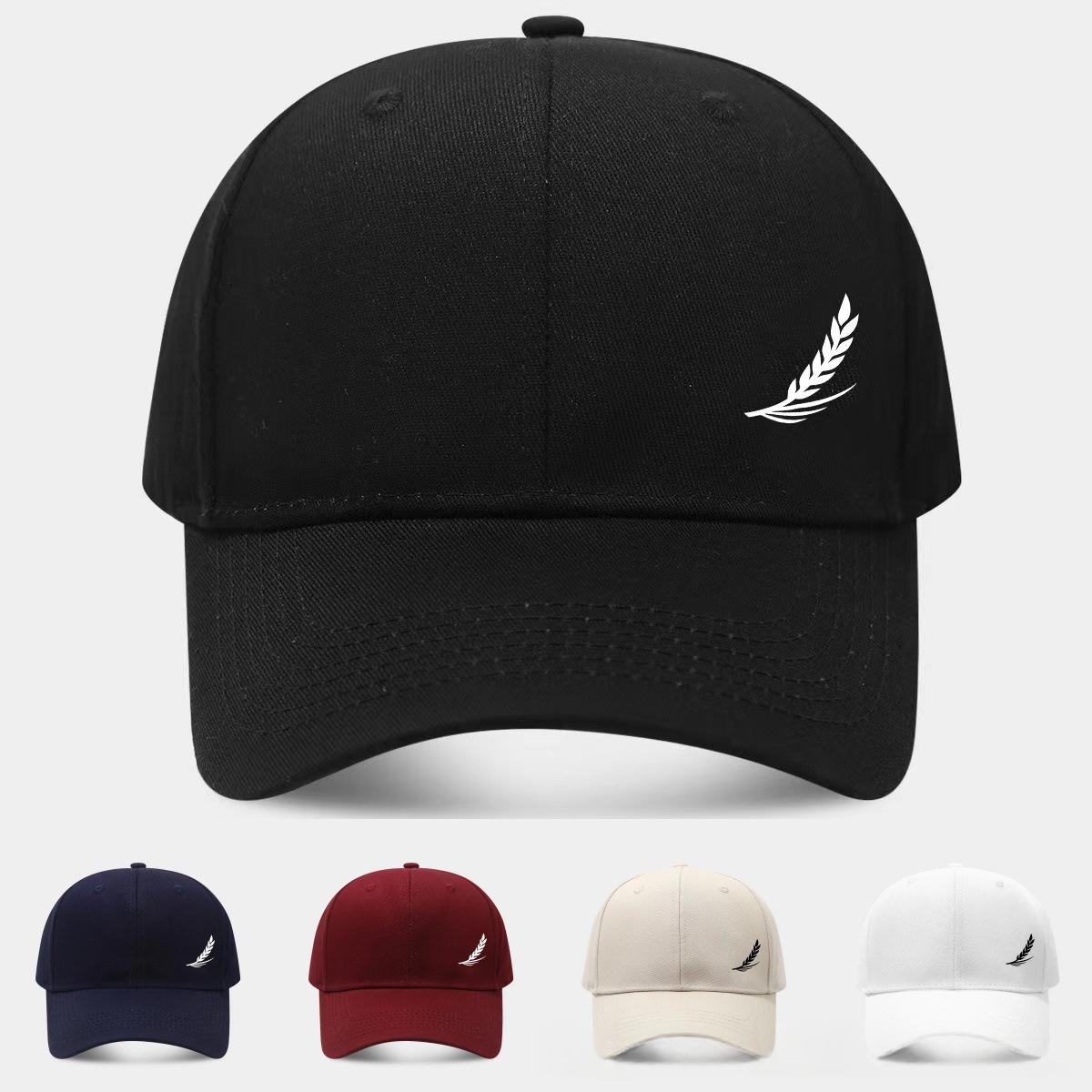 Side-hemmed Wheat-ear Print Baseball Cap For Men Outdoor Casual Style — photo 7