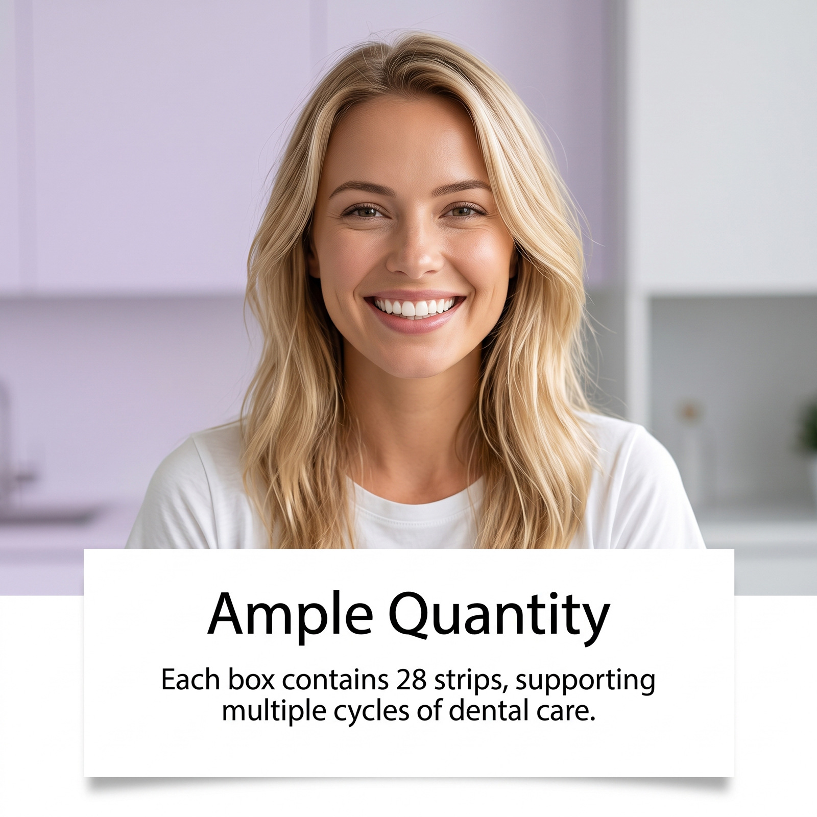 Purple Teeth-stain Removal Strips With A Refreshing Mint Breath Freshener — photo 2