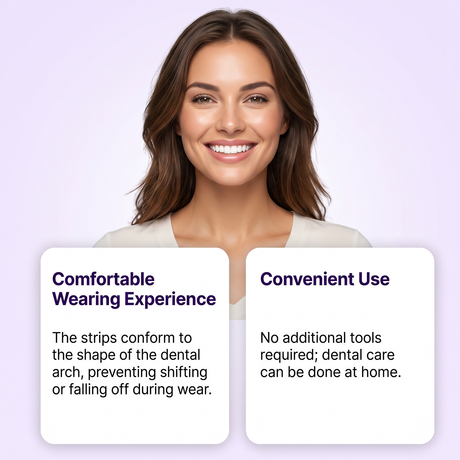 Purple Teeth-stain Removal Strips With A Refreshing Mint Breath Freshener — photo 3