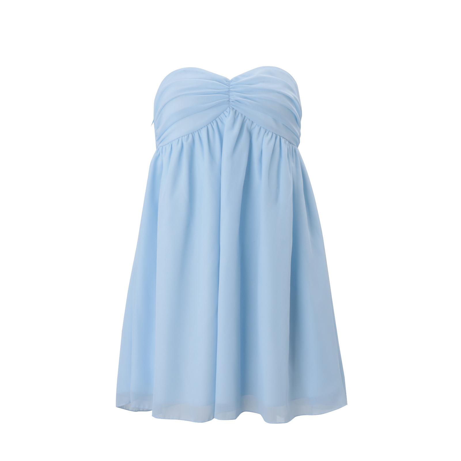 Sweet And Elegant Off-shoulder Solid-color Loose-fitting Tube Dress — photo 6