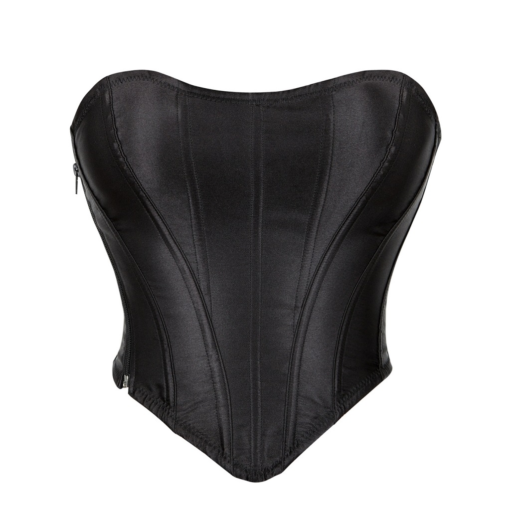 Figure-flattering Waist-cinching Strap-back Tube Top Shapewear — photo 5
