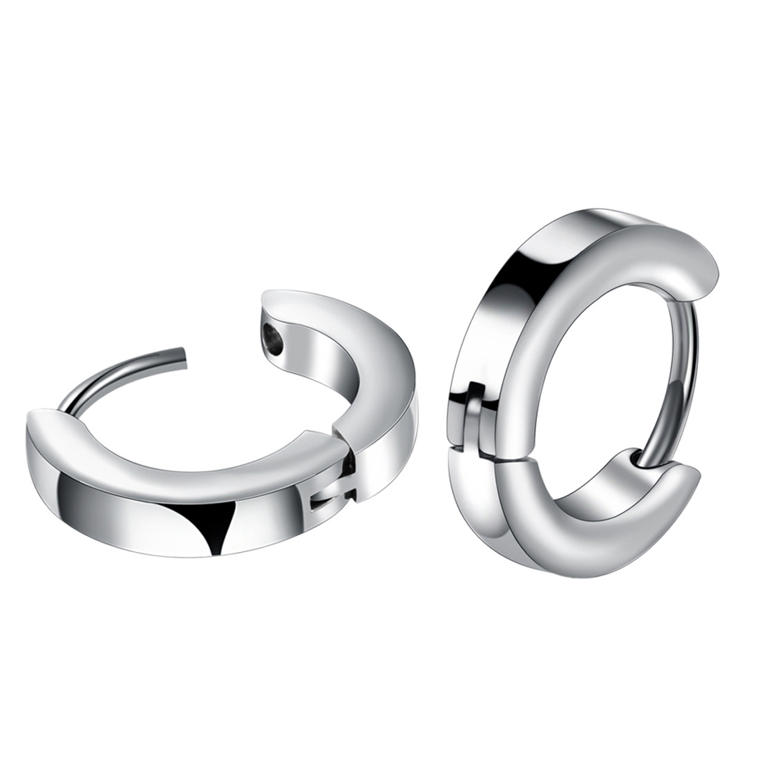 Minimalist Stainless Steel Earrings — photo 3