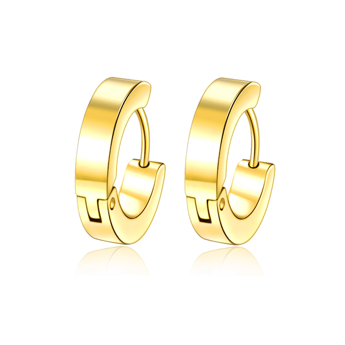 Minimalist Stainless Steel Earrings — photo 7