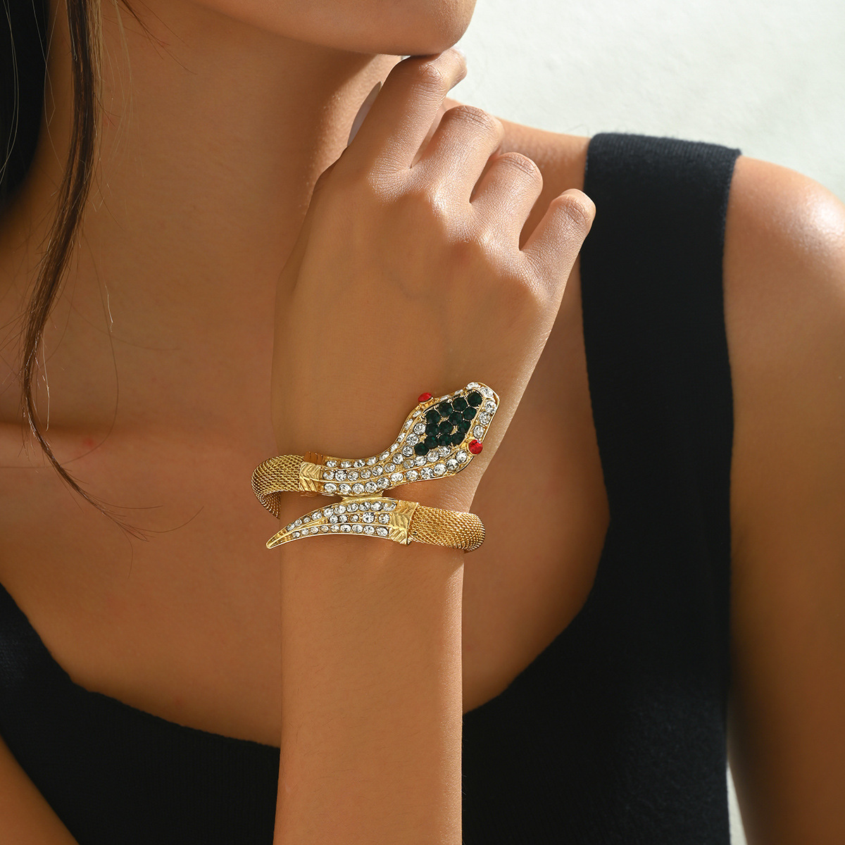 Paved Diamond Serpentine Bracelet — photo 3