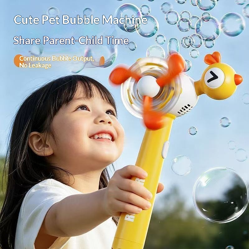 Rotating Chicken-Handheld Electric Automatic Bubble Maker