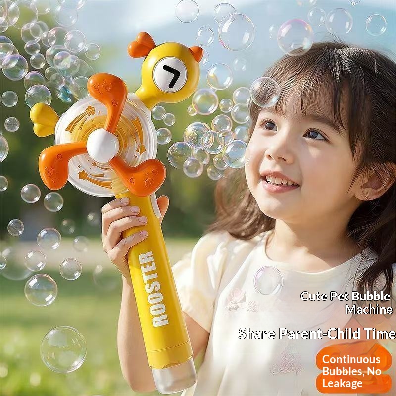 Rotating Chicken-Handheld Electric Automatic Bubble Maker — photo 10